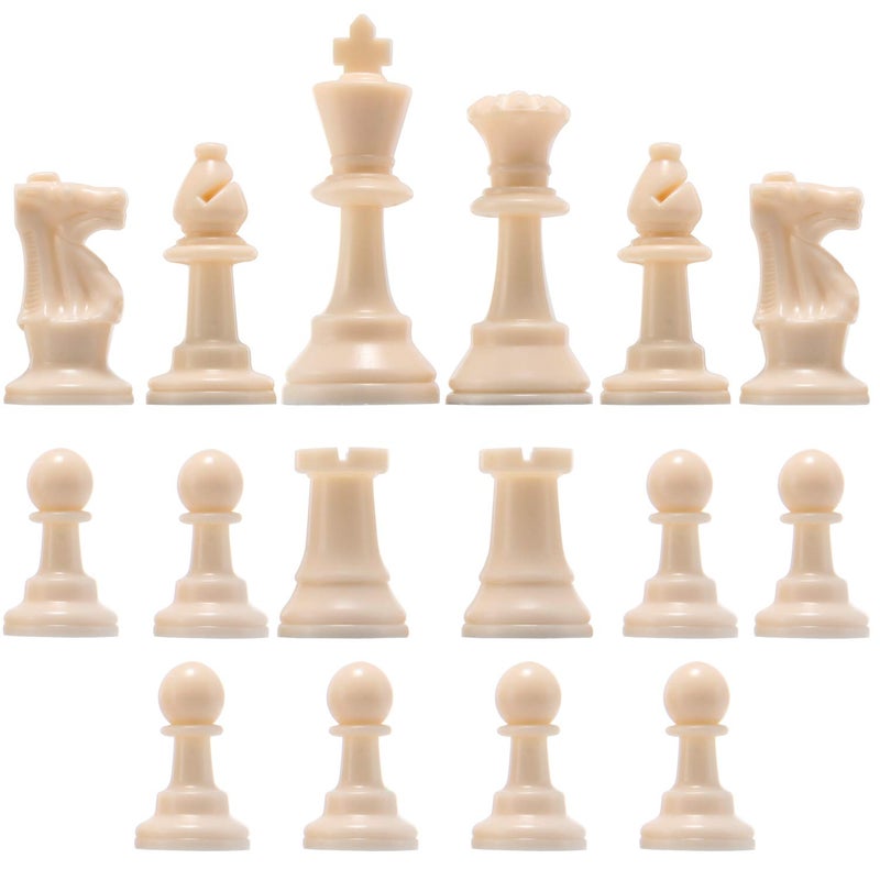 AMEROUS Chess Pieces, Chessmen with 3.75â€ King Height, Figure Figurine Chess Pawns for Chess Board Game - Pieces Only - Image 2